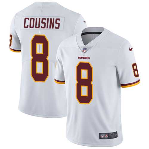 Nike Washington Redskins #8 Kirk Cousins White NFL Vapor Untouchable Limited Jersey,We sell and wholesale Nike Washington Redskins #8 Kirk Cousins White NFL Vapor Untouchable Limited Jersey on line form chian!